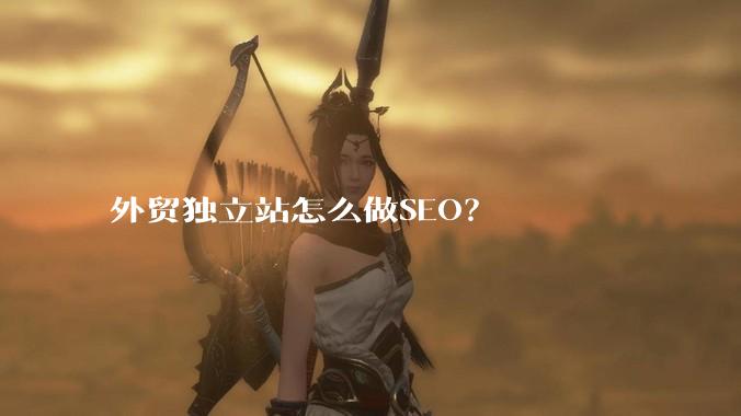 外贸独立站怎么做SEO?