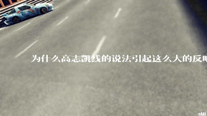 为什么高志凯线的说法引起这么大的反响?