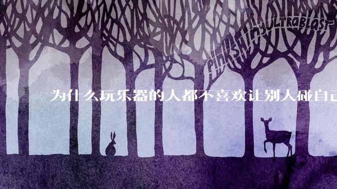 为什么玩乐器的人都不喜欢让别人碰自己的乐器?