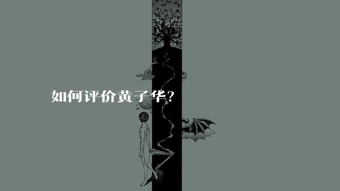 如何评价黄子华?
